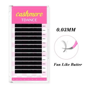 For Custom Logo Korean PBT Volume Lashes C D LC BC Curl 0.03 0.05mm Easy Fan Vegan Cruelty Free Matte Eyelash Extensions