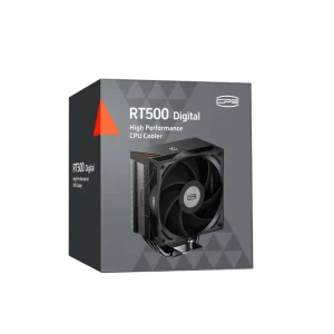 For Pccooler RT500 Smart Digital Monitor CPU Air Cooler Fans 4 Heatpipe Tower Plastic Computer Processor Cooling