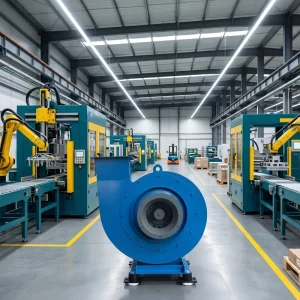 Forward Curved Centrifugal Blower Extractor AC Radial Fans Copper Motor 380V Industrial Use