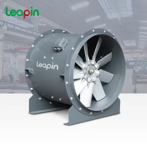 Foshan Leapin Smoke Ventilation Exhaust Tube Explosion Proof Industrial Axial Flow Fans With 380v Ac Motor