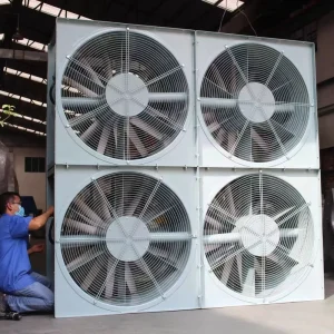Four Stage Axial Flow Fan with High Temperature Resistance and Quiet Operation Design