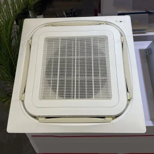 Four Way Cassette Split Air Conditioner 220V AC Ceiling Fan Coil Unit for Hotels Restaurants HVAC System Cooling Pump