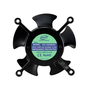 Frameless 4 Inch 120x120x38mm 5 Blades 110V 220V 2800rpm AC Axial Fan Electric 100% Copper Motor IP68 Waterproof