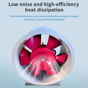 Frameless Industrial Axial Fan Large Airflow Low Noise Adjustable Speed Ventilation Exhaust Fan for HVAC System