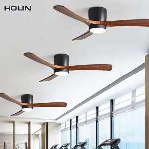 Friendly Decorative 5 Blade Led Light with Fan Factory Price Trending Palm Leaf Ceiling Fan the Factory Directly
