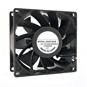 GE9238HB 92*92*38MM Cooling Fan AC220~240V 50 60Hz 6W 0.05A Cooling Fan for Vending Machine