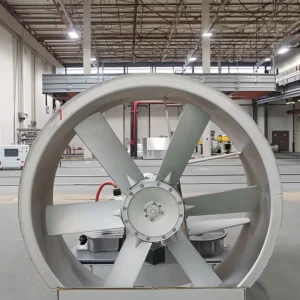 GKW6 High-Temperature Axial Flow Fan 380V Electric Wood Food Drying Room Circulation Fan with Ball Bearing Roof Mounting