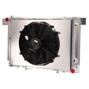 GTGMOTO 3 Row Radiator Shroud Fan for MERCEDES BENZ SL500 500 SL 5.0L V8 ASI