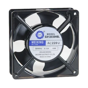 GX12038HBL 220V 120x120x38mm AC Axial Fan Copper Wire Double Ball Bearing High Speed Cooling Radiator Cooling Fan