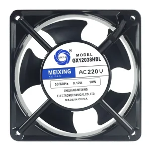 GX12038HBL 220VAC 4 Inch 120x120x38mm 2650RPM Double Ball Bearing and Big air Flow Axial Flow Fan Cooling Fans High Quality