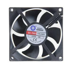 GX8025 110 240VEC 3500RPM Axial Flow Fan Cooling Fan 4W 80x80x25mm Double Ball Bearing Big air Flow and High Speed