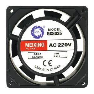 GX8025 220VAC 2500RPM 80x80x25mm 3 Inch Fan Remote Control Axial Flow Fan Cooling Fan Big Flow air High Quality