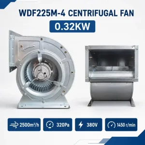 Galvanized Sheet Centrifugal Blower Fan WDF Series for Air Conditioning Purification and Ventilation