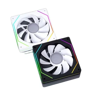 Gaming Computer Case ARGB Cooling Fan 120mm Fluid Bearing Low Noise Desktop Cabinet Plastic Fan PC