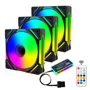 Gaming PC Fan ARGB Cooling Fans 4pin/6pin/3pin RGB 120mm PC Cooling Fan Cpu Cooler Server Heatsink for PC