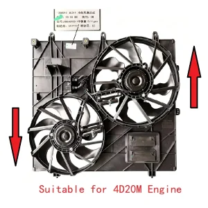 Genuine Radiator Cooling Fan Assembly for Changan F70 Hunter 4D20M D20 4D25 Engine