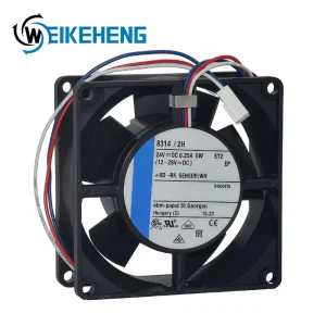 Germany Imported for Papst 8314 2H 8032 24V 6W Inverter Cooling Axial Flow Fan Ball Bearing Plastic Blades Electric Power ODM