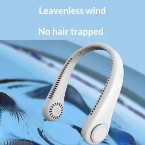 Gifts Wearable Neck Fan for Outdoor Rechargeable Mini Usb Portable Cooling Fan Outdoor Hands free Battery Neck Fan