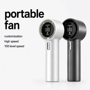 Goal Turbo Wind Speed USB Rechargeable Hand Wearable Cooling Mini Portable Fan