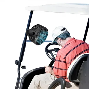 Golf Cart Magnetic Suction Yacht Fan Portable USB Charged Strong Suction Car Mounted 6 Inch Lighting Fan