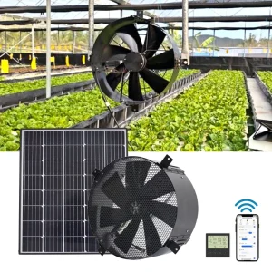 Greenhouse Farm Solar Wall Exhaust Fan for Hot-Air Roof and Attic Ventilation