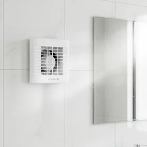Guangdong High Air Pressure YH Series AC Electric Plastic Humidity Function Exhaust Window Fan OEM