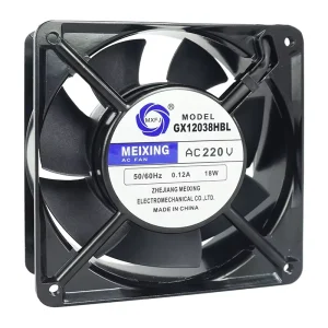 Gx12038 120x120x38mm Ac 4 Inch 7 Blade Aluminum Shell Pure Copper Motor Fan Two Ball Bearing Ac Axial Cooling Fan