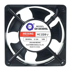 Gx12038hsl 220vac 2650rpm 4 Inch 120x120x38mm Sleeve Bearing Axial Flow Fan High Speed Big Air Cooling Ac Axial Flow Fan