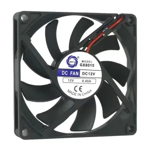 Gx8015 12v/24v 80x80x15mm Industrial Axial Flow Fan 120mm Cooling DC Axial Fan Cooling Fan