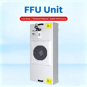 H14 Efficiency 1000m³ h 220V Low Power Consumption Centrifugal Fan Filter Unit for Electronic Workshop
