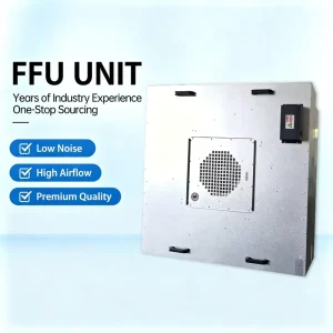 H14 Efficiency 1000m3/h Modular Connection Multi Speed Centrifugal Fan Filter Unit for Clean Bench