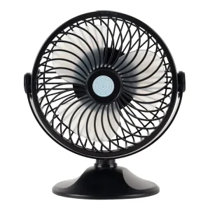 HF328A 8 Inch 5V Three Speed Portable Car Fan USB Powered Plastic