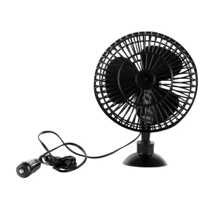 HF330 12V Strong Car Fan with Suction Cup Mount for All Vehicles