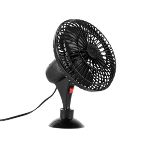 HF330 Summer 12V Automobile Powered Plastic 5 Inch Car Fan