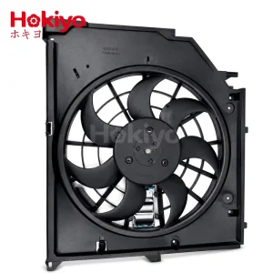 HOKIYO Car 12v Radiator Fan Assembly OEM 17117561757 for BMW E46 323i 325i 328i 330i 3.0L Electric