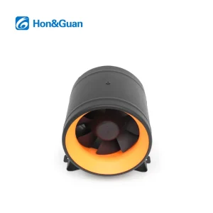 HONGUAN 5 Inch High Speed EC Inline Duct Fan with Optional Speed Control
