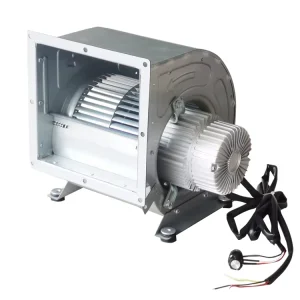 HOYOFAN ZL 120 250 220V EC Motor 250W Stainless Steel Double Inlets Centrifuge Blower Ventilation Cooling Fan With Control
