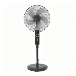 HSS 16 Inch 18 Inch Electric Standing Fan 4 Speed Cooling Fan 5 Blades Adjustable Height air Standing Fan