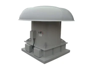 HTF D Series Axial Flow Fireproof Smoke Exhaust Roof Fan Electric 380V High Temperature 280C Carbon Steel Motor