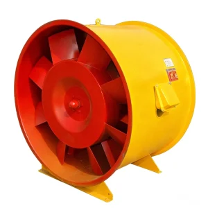 HTF II 15 Axial Flow Fire Smoke Exhaust Fan 21 11KW Dual speed Fire Fan