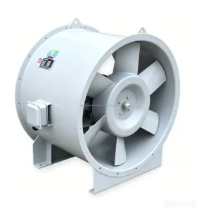 HTF-II Series Double-Speed Axial Flow Smoke Exhaust Fan High-Temperature Fire-Rated Ball Bearing 380V