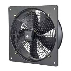 HVAC Industrial Electric 12 in Square Plate Cast Iron Axial Flow Cooling Box Fan Ventilation Fans OEM for Kitchen Smoking Room