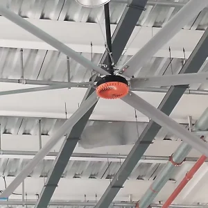 HVLS Industrial Ceiling Fan 10ft Blade Diameter Aluminum Alloy Touch Control Axial Fan 6 Blades Industrial Fan for Warehouse