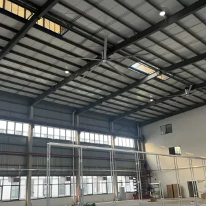 HVLS Industrial Ceiling Fan 24ft 7.3m Large Diameter for Warehouse and Factory