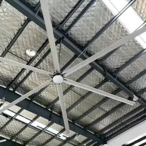 HVLS Industrial Ceiling Fan Rapid Cooling Air Circulation Ventilation Fan for Workshop Warehouse Stadium Shopping Mall Gymnasium