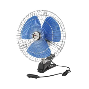 Half Safety Metal Guard 10″ Car Fan 12V Portable Auto Car Cooling Fan for Summer