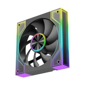 Half moon Chassis Fan 120mm Computer Case PC Gaming Fan 5V 3 pin ARGB Synchronized Lighting PWM Cooler Quiet Cooling Fan