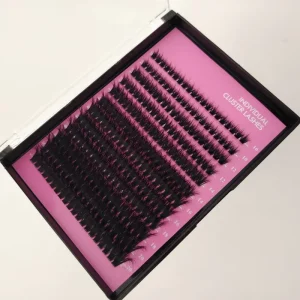 Hand Made Fan Eyelashes DIY Lash Fluffy Cluster Private Label Volume 3D Faux Mink Cluster Lashes DIY Cluster Lashes
