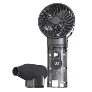 Handheld 100000 RPM Brushless Motor Duct FanTurbofan Violent Dust Blower Powerful Keyboard Cleaning LED Lights Jet Fan