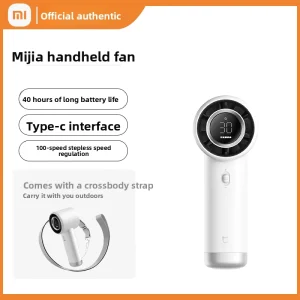 Handheld Fan Compact Portable Can Be Worn Crossbody Ultra-long Battery Life Quiet Operation 100-speed Adjustment